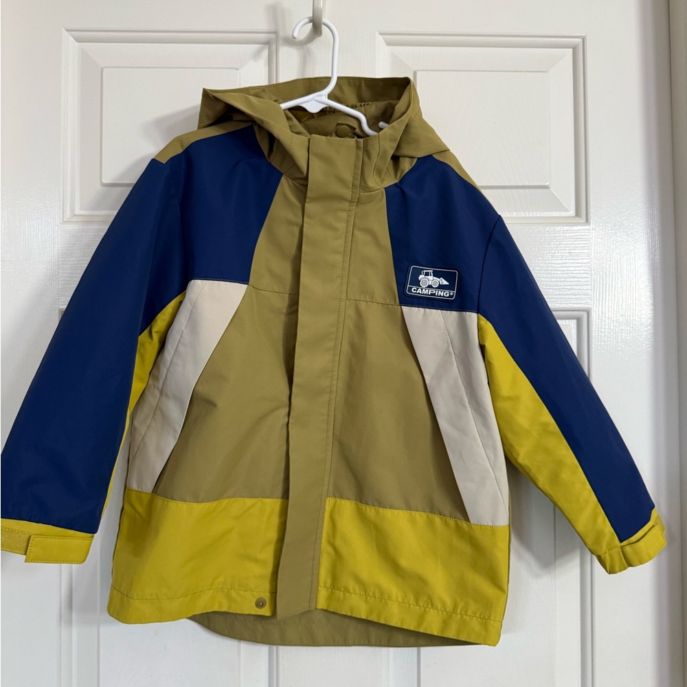 Balabala Kids Water-Repellent Colorblock Outdoor Jacket - 120cm